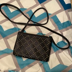 Studded Pleather Crossbody Purse